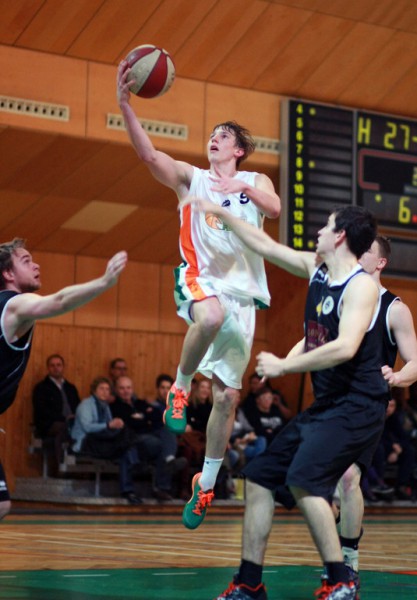 ABL 2013/14 2. Bundesliga Grunddurchgang 20. Runde BasketFlames vs Wörthersee Piraten, Roman Jagsch (9)