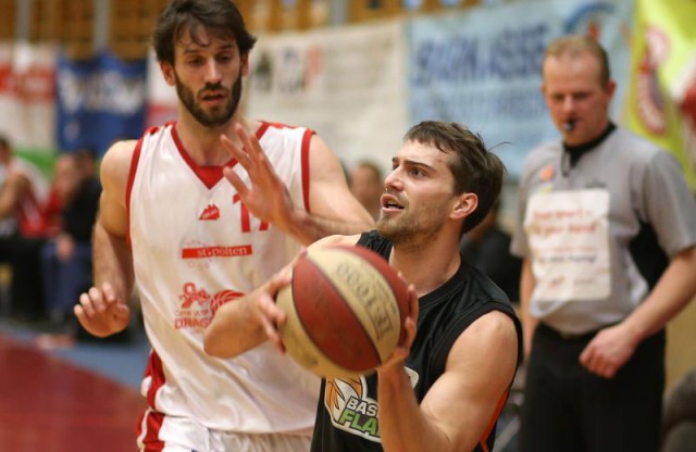 Basketball 2.Bundesliga 2014/15 Grunddurchgang 22.Runde St.Pölten vs. Basket Flames